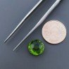Peridoto Idrotermale Tondo Briolette Sfaccettato A Mano 10X10X5mm 3,65CT