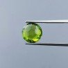 Peridoto Idrotermale Tondo Briolette Sfaccettato A Mano 10X10X5mm 3,65CT