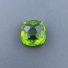 Peridoto Idrotermale Quadrata Briolette Sfaccettato A Mano 10X10X5-6mm 3,55CT