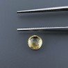 Quarzo Citrino Idrotermale Tondo Briolette Sfaccettato A Mano 6X6X3mm 1CT