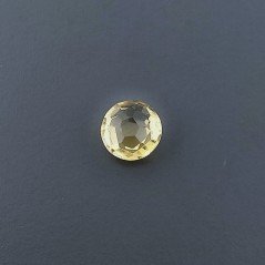 Quarzo Citrino Idrotermale Tondo Briolette Sfaccettato A Mano 6X6X3mm 1CT