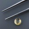 Quarzo Citrino Idrotermale Tondo Briolette Sfaccettato A Mano 6X6X3mm 1CT