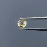 Quarzo Citrino Idrotermale Tondo Briolette Sfaccettato A Mano 6X6X3mm 1CT