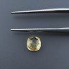 Quarzo Citrino Idrotermale Quadrata Briolette Sfaccettato A Mano 6X6X4mm 1CT