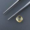 Quarzo Citrino Idrotermale Quadrata Briolette Sfaccettato A Mano 6X6X4mm 1CT