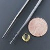 Quarzo Citrino Idrotermale Quadrata Briolette Sfaccettato A Mano 6X6X4mm 1CT