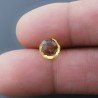 Quarzo Citrino Idrotermale Tondo Briolette Sfaccettato A Mano 8X8mm 1,85CT