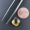 Quarzo Citrino Idrotermale Quadrata Briolette Sfaccettato A Mano 10X10X5mm 4,40CT