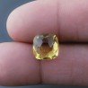 Quarzo Citrino Idrotermale Quadrata Briolette Sfaccettato A Mano 10X10X5mm 4,40CT