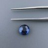 Zaffiro Idrotermale Tondo Briolette Sfaccettato A Mano 8X8X4mm 1,90CT