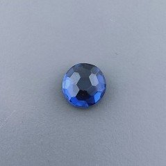 Zaffiro Idrotermale Tondo Briolette Sfaccettato A Mano 8X8X4mm 1,90CT