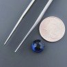 Zaffiro Idrotermale Tondo Briolette Sfaccettato A Mano 8X8X4mm 1,90CT