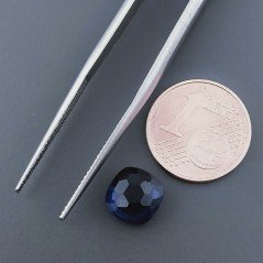 Zaffiro Idrotermale Quadrata Briolette Sfaccettato A Mano 8X8X5mm 2,45CT Zaffiro Idrotermale Quadrata Briolette Sfaccettato A Mano 8X8X5mm 2,45CT