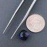 Zaffiro Idrotermale Quadrata Briolette Sfaccettato A Mano 8X8X5mm 2,45CT