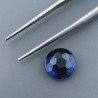 Zaffiro Idrotermale Tondo Briolette Sfaccettato A Mano 10X10X5mm 3,45CT