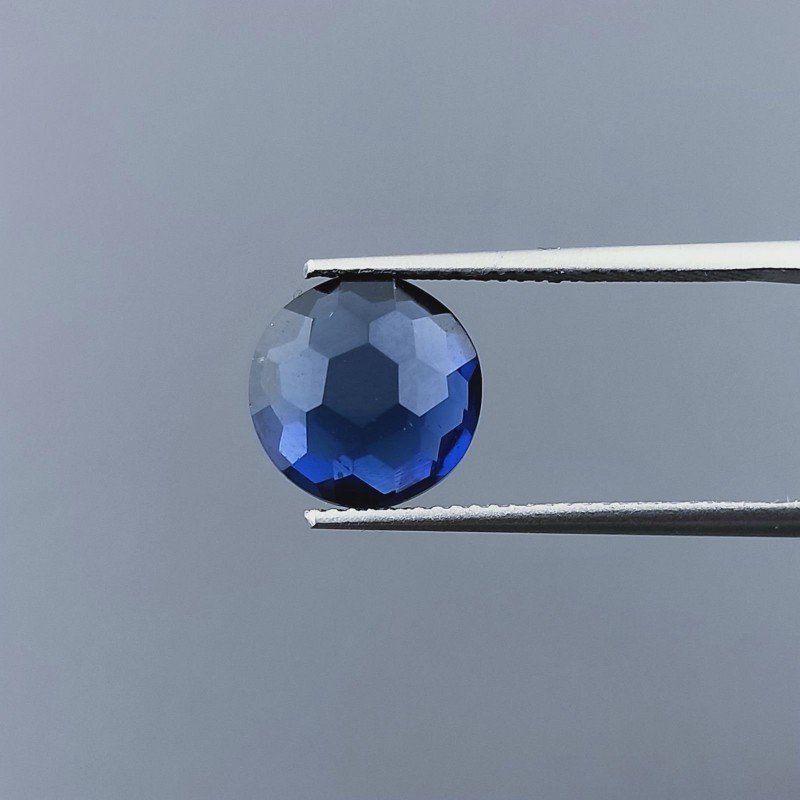 Zaffiro Idrotermale Tondo Briolette Sfaccettato A Mano 10X10X5mm 3,45CT