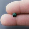 Malachite (A) Quadrata Briolette Sfaccettato A Mano 5X5X3mm ,95CT