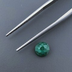 Malachite (A) Tondo Briolette Sfaccettato A Mano 6X6X4mm 1,40CT