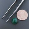 Malachite (A) Tondo Briolette Sfaccettato A Mano 8X8X4mm 3CT