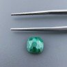 Malachite (A) Quadrata Briolette Sfaccettato A Mano 8X8X5mm 3,90CT