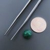 Malachite (A) Quadrata Briolette Sfaccettato A Mano 8X8X5mm 3,90CT