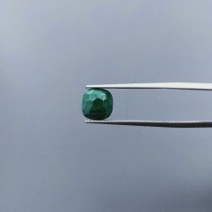 Malachite (A) Quadrata Briolette Sfaccettato A Mano 8X8X5mm 3,90CT