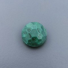 Malachite (A) Tondo Briolette Sfaccettato A Mano 10X10X5mm 5,55CT