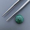 Malachite (A) Tondo Briolette Sfaccettato A Mano 10X10X5mm 5,55CT