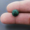 Malachite (A) Tondo Briolette Sfaccettato A Mano 10X10X5mm 5,55CT