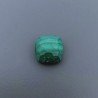 Malachite (A) Quadrata Briolette Sfaccettato A Mano 10X10X6mm 7CT