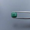 Malachite (A) Quadrata Briolette Sfaccettato A Mano 10X10X6mm 7CT