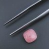 Opale Rosa (AA) Quadrata Briolette Sfaccettato A Mano 8X8X4mm 1,65CT