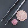 Opale Rosa (AA) Quadrata Briolette Sfaccettato A Mano 8X8X4mm 1,65CT