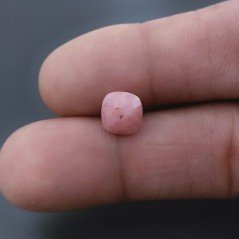 Opale Rosa (AA) Quadrata Briolette Sfaccettato A Mano 8X8X4mm 1,65CT