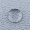Cristallo Di Rocca Naturale Forma Tondo Piatto Cabochon Liscio Fatto a Mano 20X20X6mm 20,65 Carati 1pz