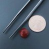Diaspro Rosso Quadrata Briolette Sfaccettato A Mano 8X8X5mm 2,45CT