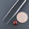 Diaspro Rosso Tondo Briolette Sfaccettato A Mano 6X6X4mm 1,10CT
