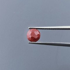 Diaspro Rosso Tondo Briolette Sfaccettato A Mano 6X6X4mm 1,10CT