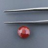 Diaspro Rosso Tondo Briolette Sfaccettato A Mano 8X8X5mm 2,25CT