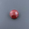 Diaspro Rosso Tondo Briolette Sfaccettato A Mano 10X10X5mm 3,50CT