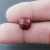 Diaspro Rosso Tondo Briolette Sfaccettato A Mano 10X10X5mm 3,50CT