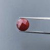 Diaspro Rosso Tondo Briolette Sfaccettato A Mano 10X10X5mm 3,50CT