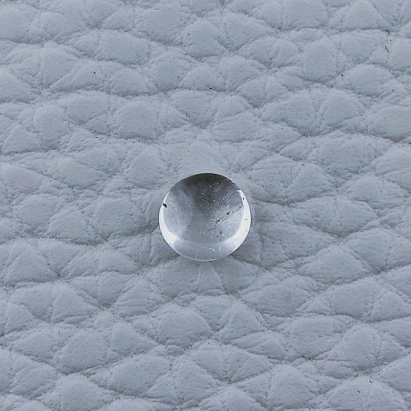 Cristallo Di Rocca Naturale Forma Tondo Piatto Cabochon Liscio Fatto a Mano 5X3mm 1,05 Carati 1pz