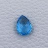 Topazio Azzurro Blu Svizzero Taglio Goccia Piatto Briollette Sfacettata Fatto a Mano 12x16mm 10,15 Carati 1pz