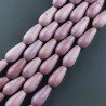 Sugilite Rinforzato Perline Forma Tondo Goccia Liscio Foro Passante 08X30mm