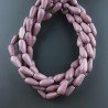 Sugilite Rinforzato Perline Forma Tondo Goccia Liscio Foro Passante 08X30mm