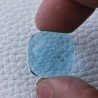 Topazio Azzurro Blu Svizzero Idrotermale Forma Cuscino Piatto Cabochon Sfaccettata Fatto a Mano 19X19X9mm 24,50 Carati 1pz