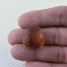 Topazio Citrino Idrotermale Forma Cuscino Piatto Cabochon Sfaccettata Fatto a Mano 19X19X8mm 27,00 Carati 1pz