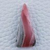 Rodocrosite Naturale Forma Triangolare Piatto Cabochon Liscio Fatto a Mano 25x12mm 5,80gm 1pz