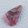 Rodocrosite Naturale Forma Goccia Piatto Cabochon Liscio Fatto a Mano28X17mm 4.95gm 1pz